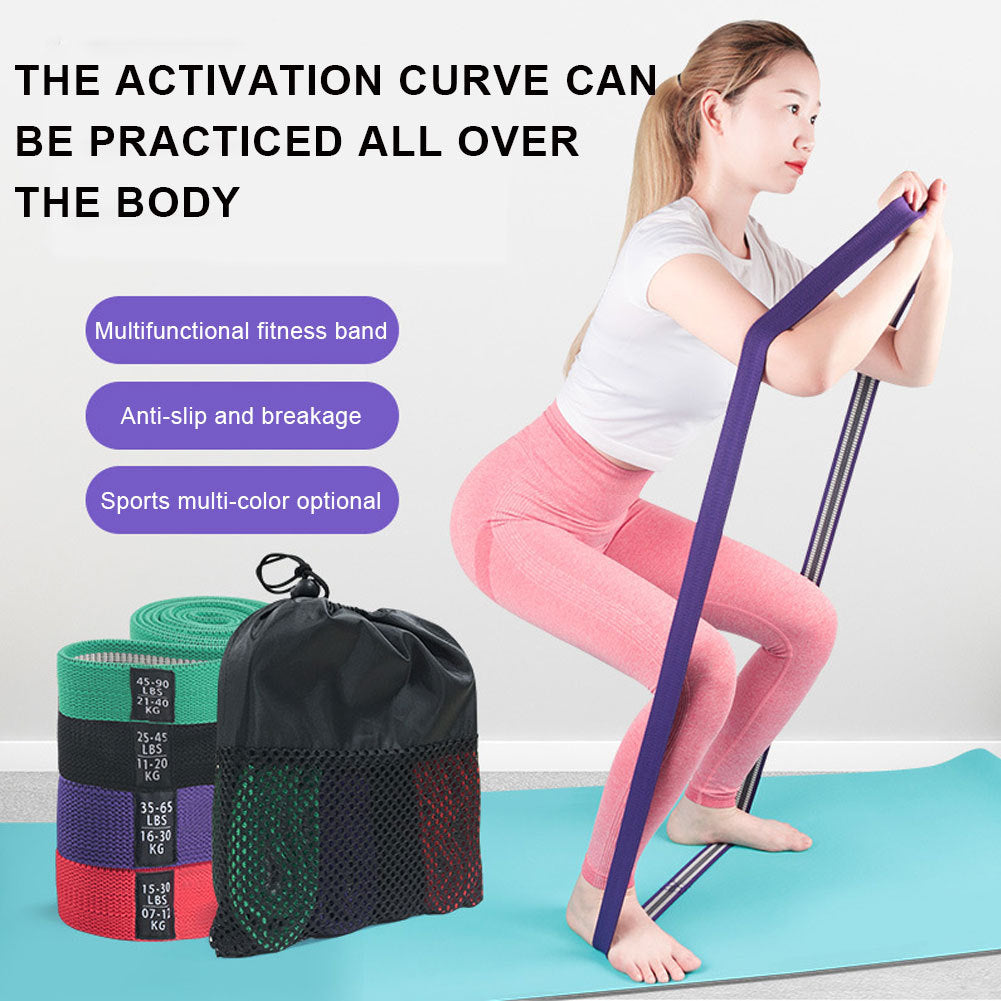 Comfortable Fabric Resistance Bands for Full Body Training